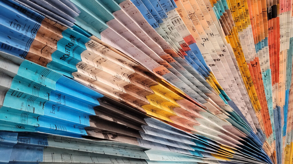 Austin Energy Music Sheets Closeup Austin Energy Music Sheets Closeup