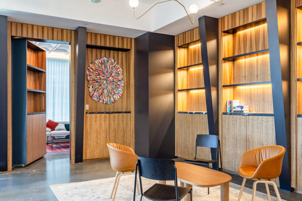 Investment Firm seating area Investment Firm seating area