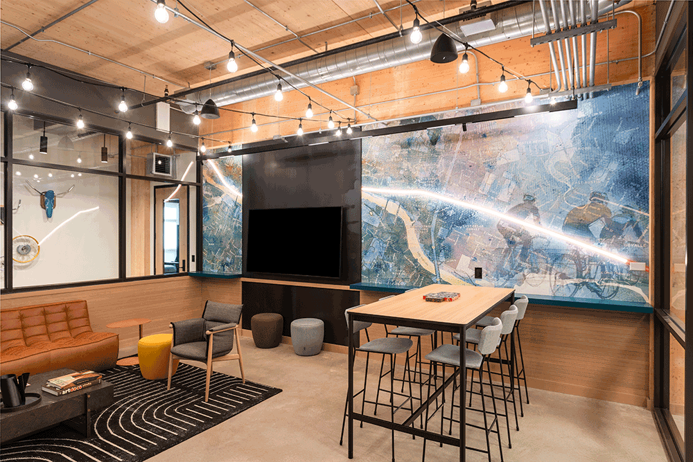 commercial offices that use art to stand out