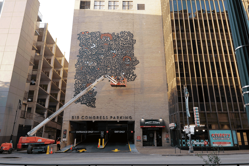 mr-doodle-external-mural-austin Mr. Doodle mural in Austin, Texas