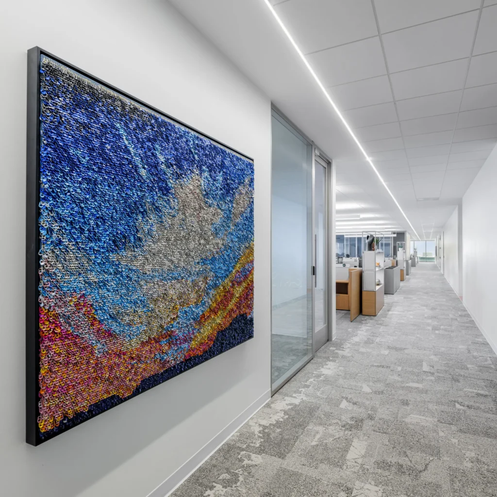 12-TIAA-Art-Package-Portfolio Landscape art in an office.