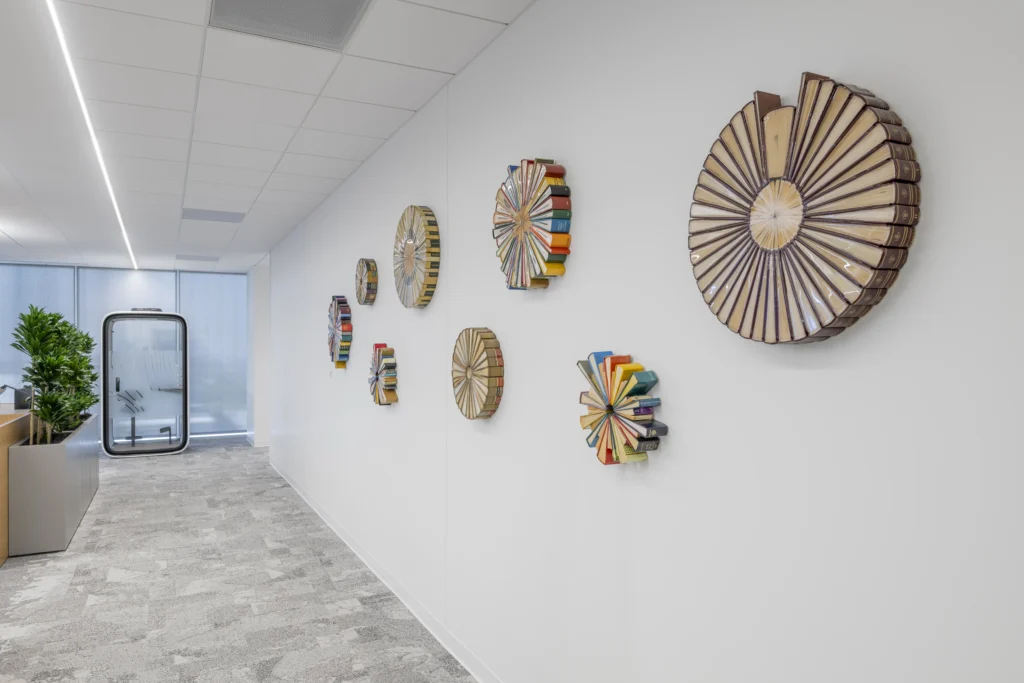 TIAA-Art-Package-Portfolio-5 Art on office wall - found object wall sculptures